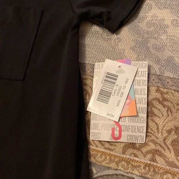 Nwt Lularoe Black Carly Small - Picture 2 of 3